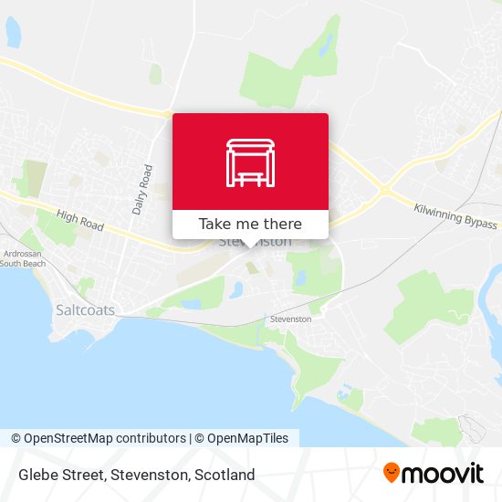 Glebe Street, Stevenston map
