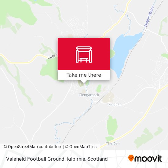 Valefield Football Ground, Kilbirnie map
