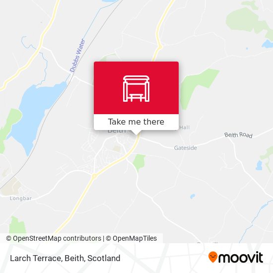 Larch Terrace, Beith map