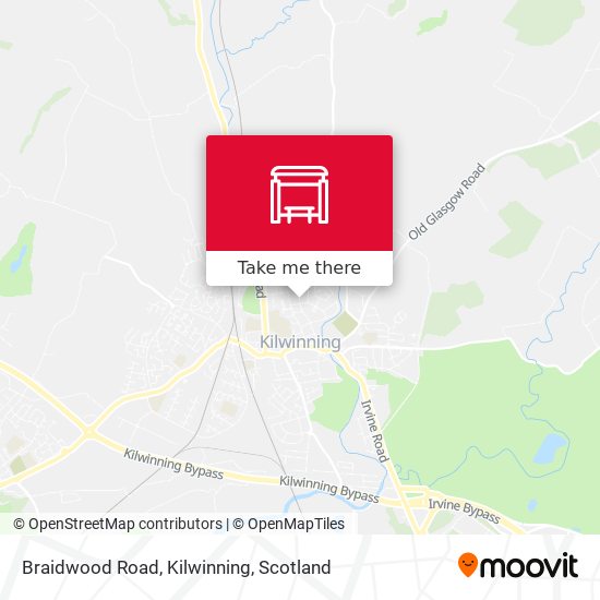 Braidwood Road, Kilwinning map