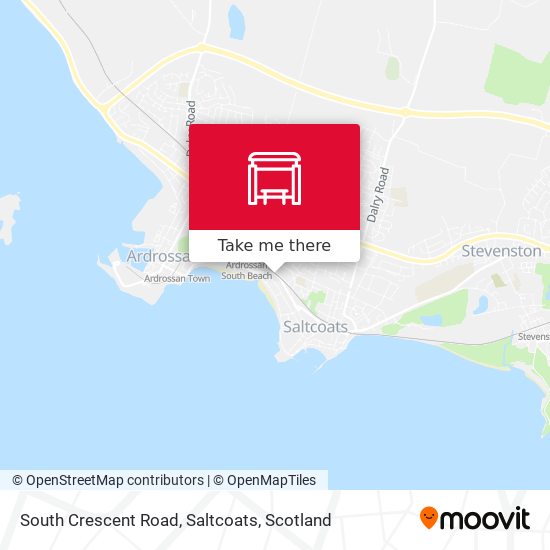 South Crescent Road, Saltcoats map