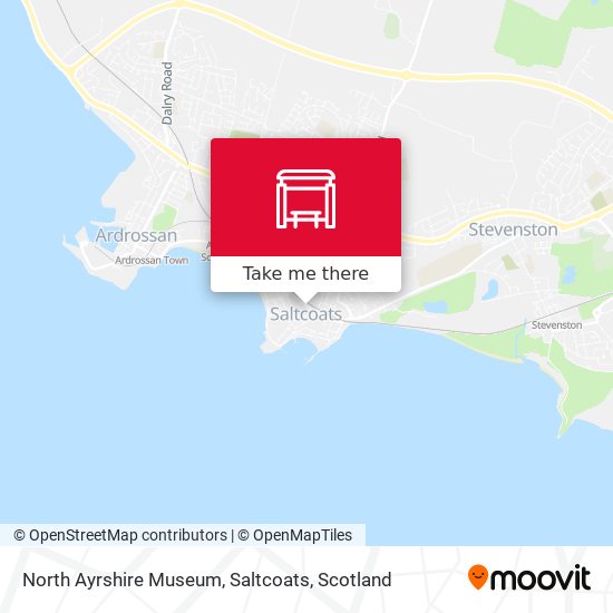 North Ayrshire Museum, Saltcoats map