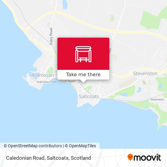 Caledonian Road, Saltcoats map