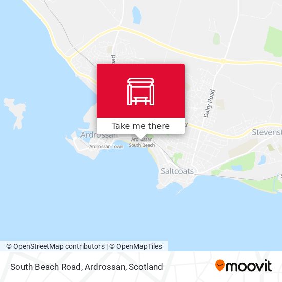South Beach Road, Ardrossan map