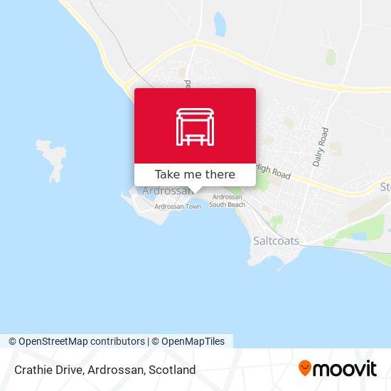 Crathie Drive, Ardrossan map