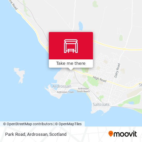 Park Road, Ardrossan map