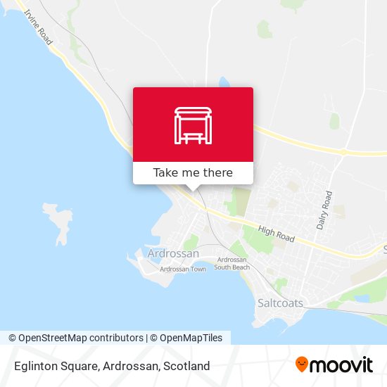 Eglinton Square, Ardrossan map