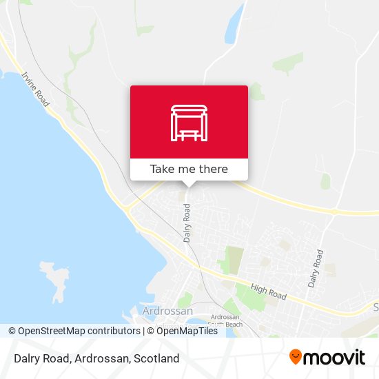 Dalry Road, Ardrossan map