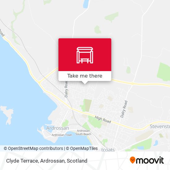 Clyde Terrace, Ardrossan map