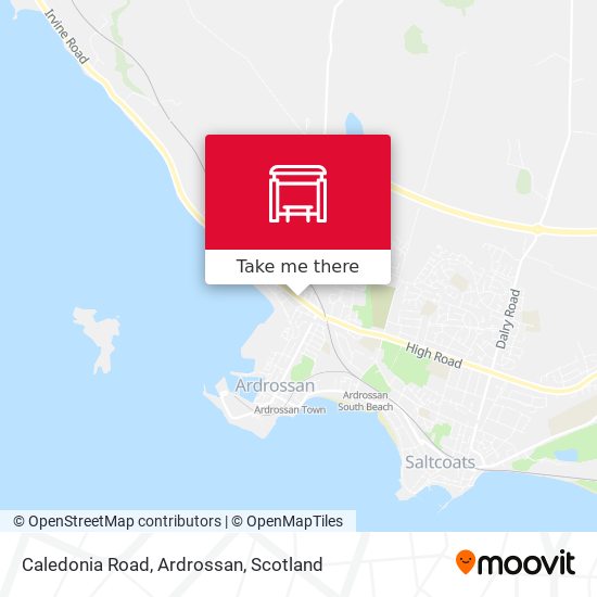 Caledonia Road, Ardrossan map