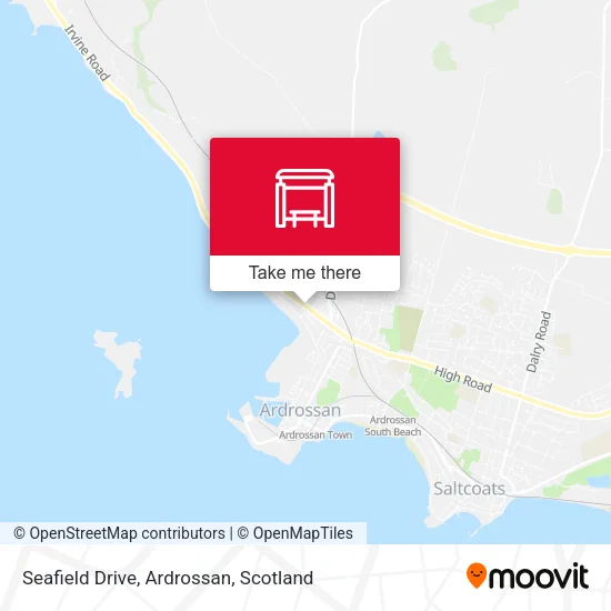 Seafield Drive, Ardrossan map