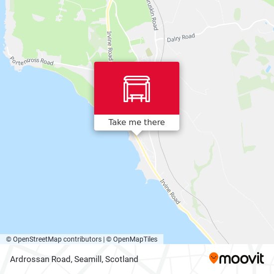 Ardrossan Road, Seamill map