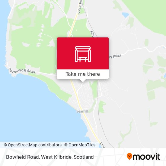 Bowfield Road, West Kilbride map
