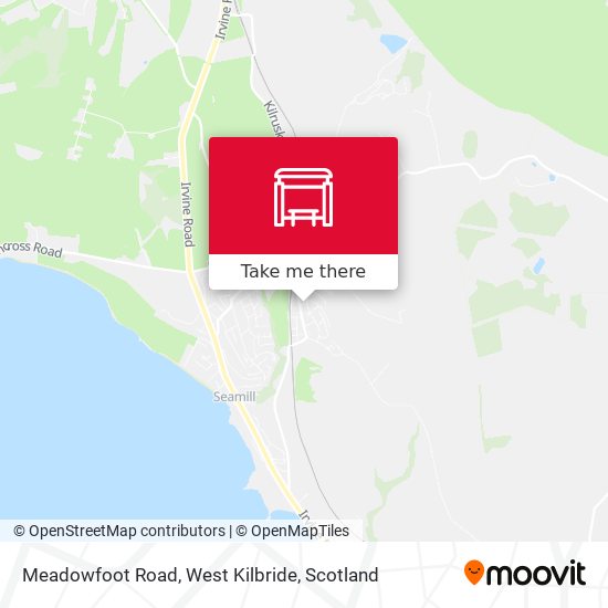 Meadowfoot Road, West Kilbride map