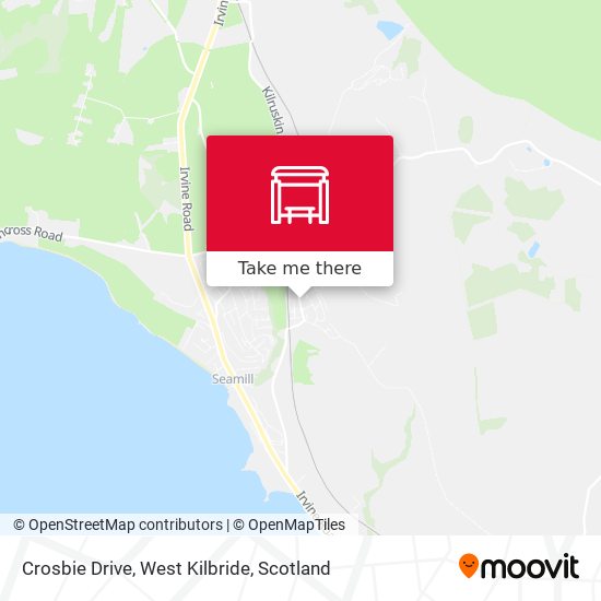 Crosbie Drive, West Kilbride map