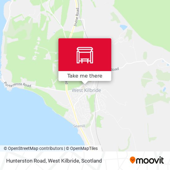 Hunterston Road, West Kilbride map