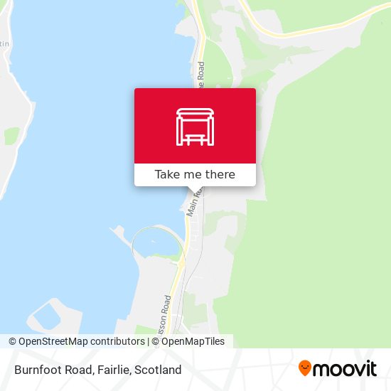 Burnfoot Road, Fairlie map