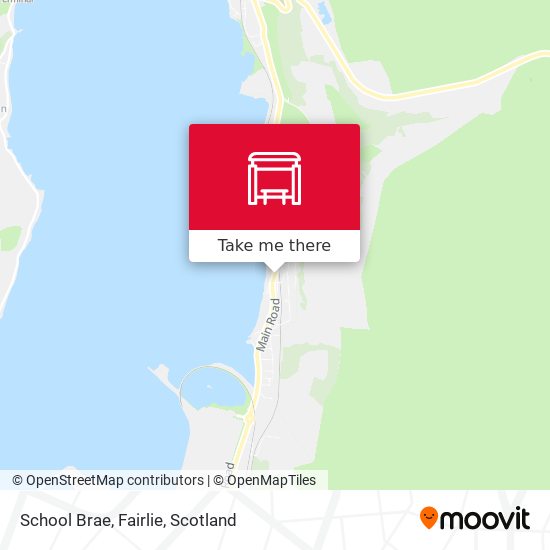 School Brae, Fairlie map