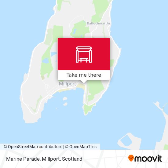 Marine Parade, Millport map