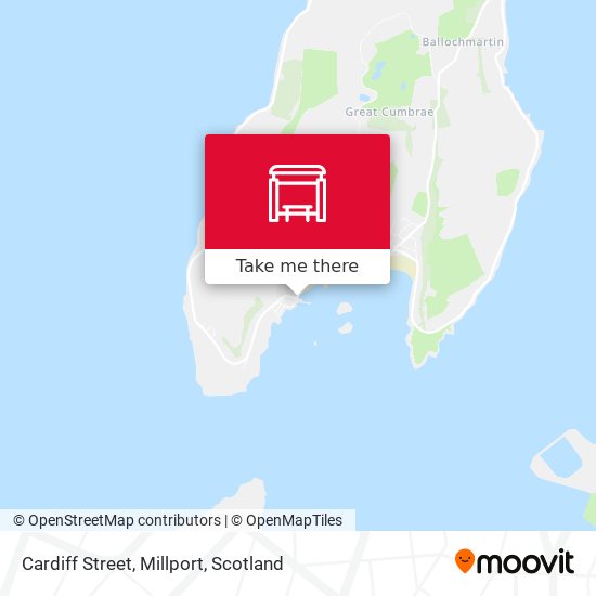 Cardiff Street, Millport map