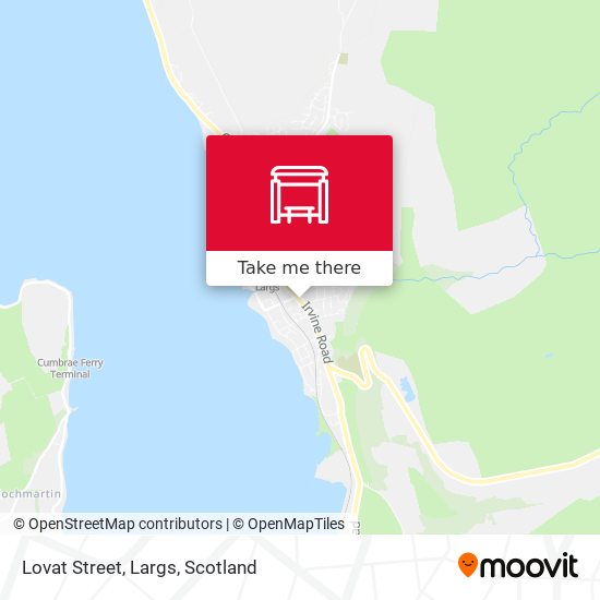 Lovat Street, Largs map
