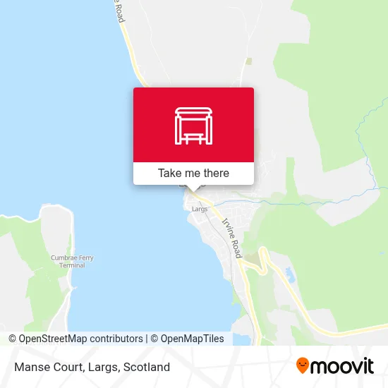 Manse Court, Largs map