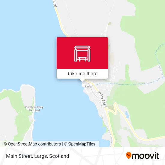 Main Street, Largs map