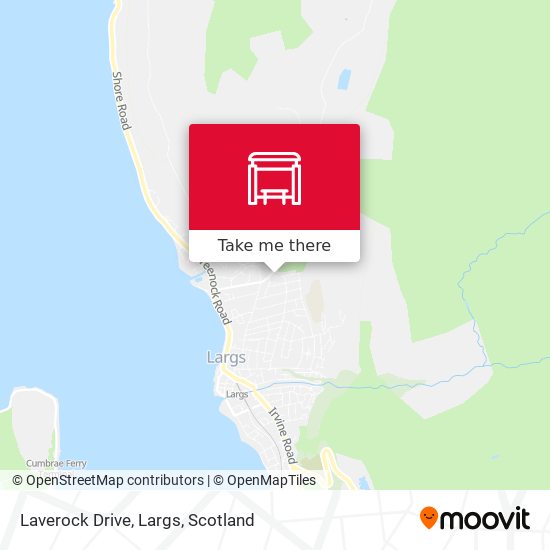 Laverock Drive, Largs map