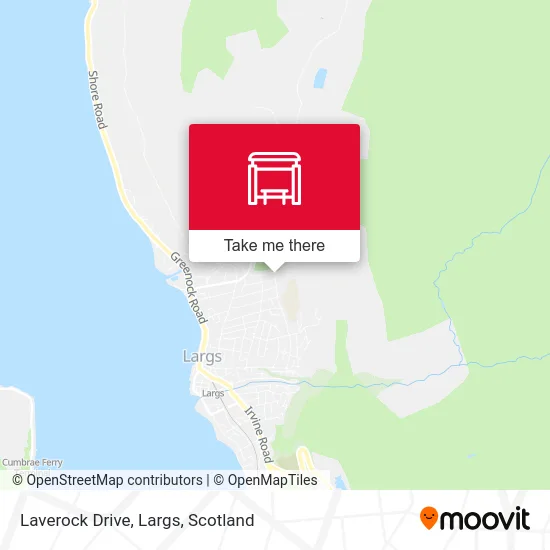 Laverock Drive, Largs map