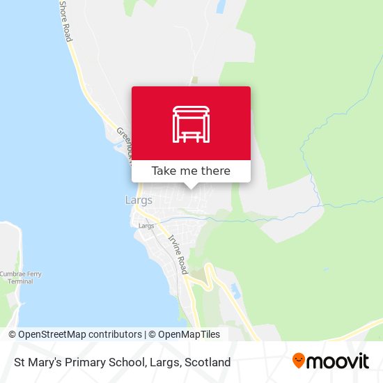 St Mary's Primary School, Largs map