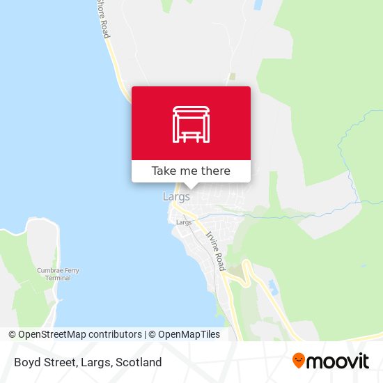 Boyd Street, Largs map