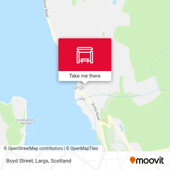 Boyd Street, Largs map