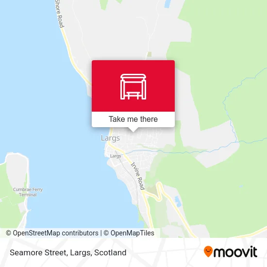 Seamore Street, Largs map