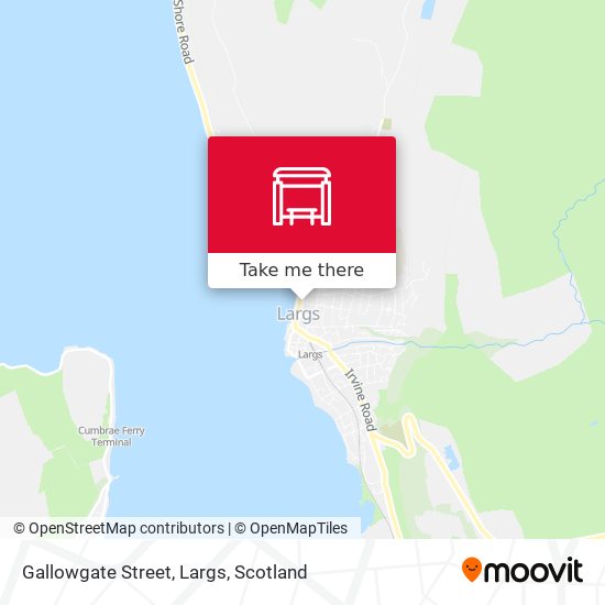 Gallowgate Street, Largs map