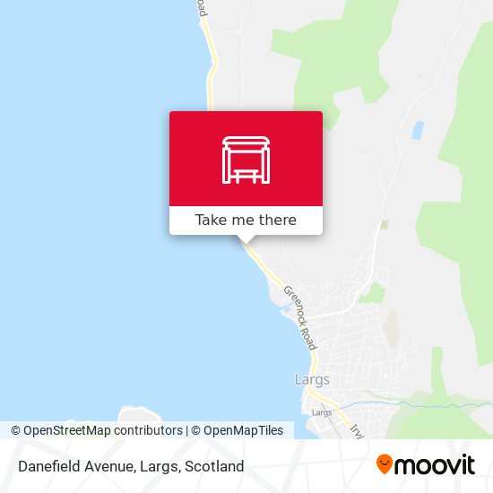 Danefield Avenue, Largs map