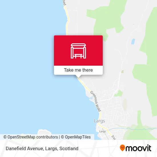 Danefield Avenue, Largs map