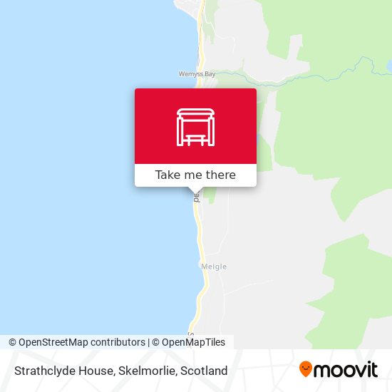 Strathclyde House, Skelmorlie map