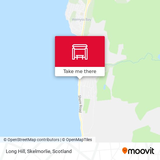 Long Hill, Skelmorlie map