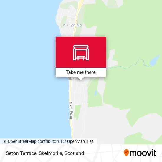 Seton Terrace, Skelmorlie map