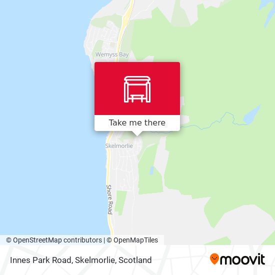 Innes Park Road, Skelmorlie map