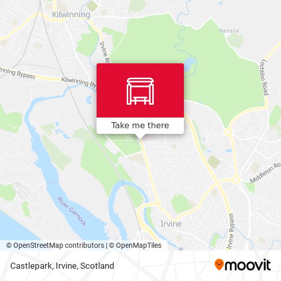 Castlepark, Irvine map