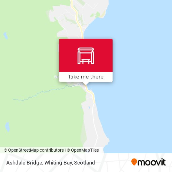 Ashdale Bridge, Whiting Bay map