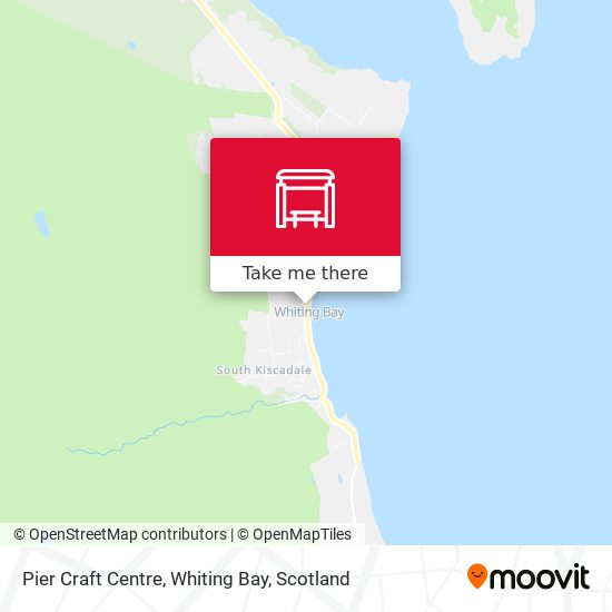 Pier Craft Centre, Whiting Bay map