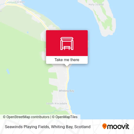 Seawinds Playing Fields, Whiting Bay map