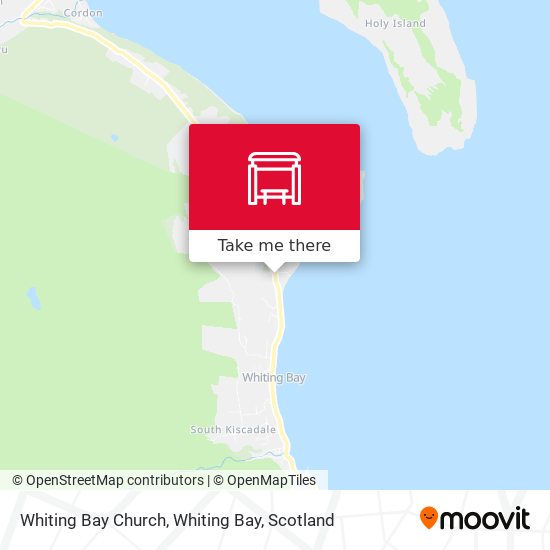 Whiting Bay Church, Whiting Bay map