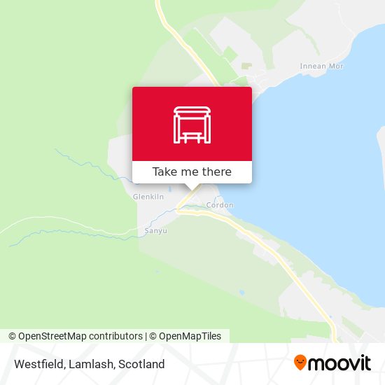 Westfield, Lamlash map