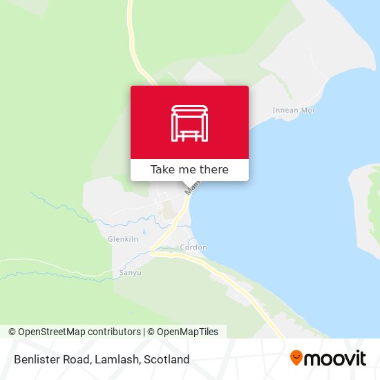 Benlister Road, Lamlash map