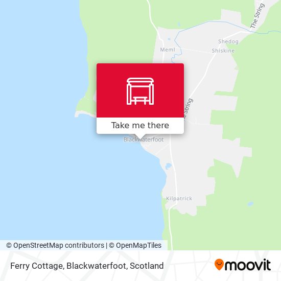 Ferry Cottage, Blackwaterfoot map