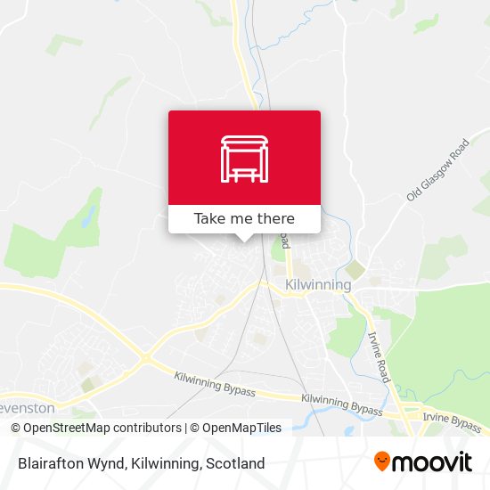 Blairafton Wynd, Kilwinning map