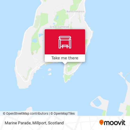 Marine Parade, Millport map